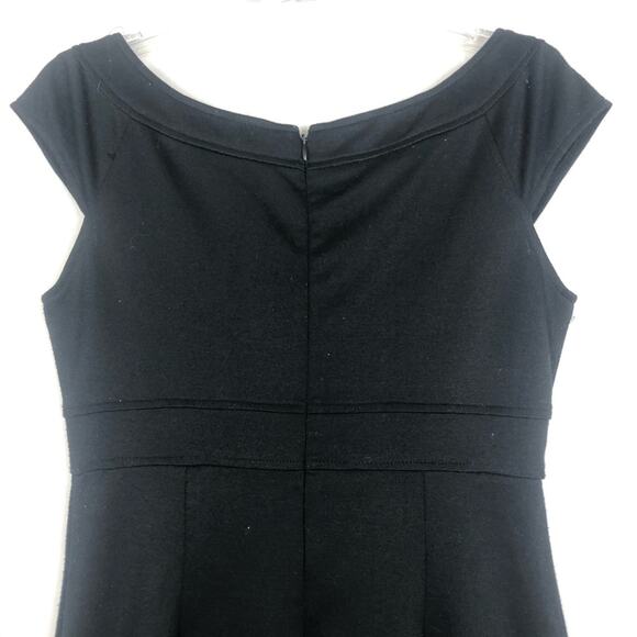 Muse Black Sleeveless Party Cocktail Bodycon Dress Size 8 - Picture 6 of 8